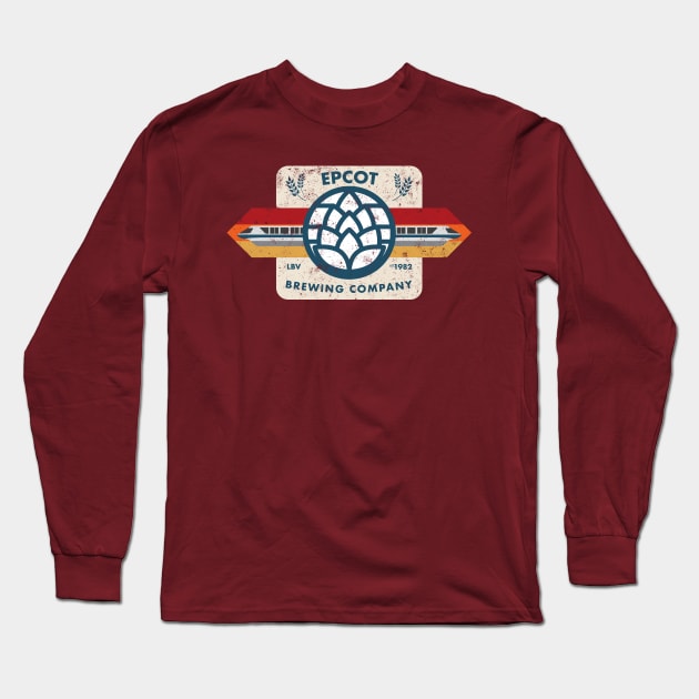 Epcot Brewing Co. v3 Long Sleeve T-Shirt by duckandbear